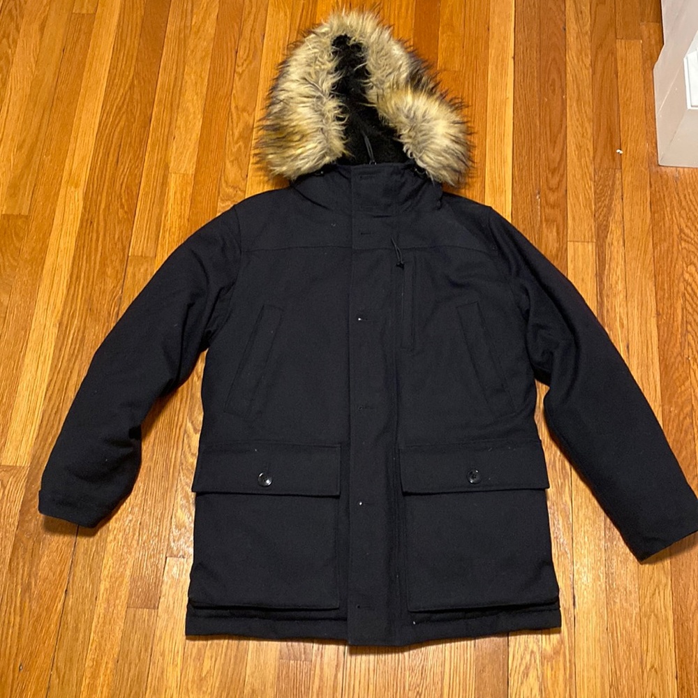J Crew Wool Insulated Hip-Length Winter Coat